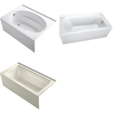 Pallet - 3 Pcs - Kitchen & Bath Fixtures, Hardware - Customer Returns - Kohler, ProFlo