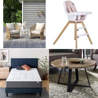 6 Pallets – 1245 Pcs – New Kitchen & Dining, Rugs & Mats, Blankets, Throws & Quilts, Keyboards & Mice – New and New Damaged Box – Walmart