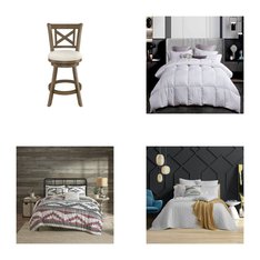 6 Pallets - 512 Pcs - Rugs & Mats, Curtains & Window Coverings, Bedding Sets, Sheets, Pillowcases & Bed Skirts - Like New or New Customer Returns - JC Penney
