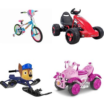 Pallet – 6 Pcs – Vehicles – Customer Returns – Smartrike, Nickelodeon, Play Day, Huffy