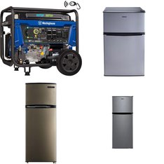 Pallet - 8 Pcs - Refrigerators, Bar Refrigerators & Water Coolers, Generators, Freezers - Customer Returns - Galanz, Igloo, Thomson, WESTINGHOUSE