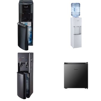 Pallet – 10 Pcs – Bar Refrigerators & Water Coolers, Freezers – Customer Returns – Primo, Primo Water, HISENSE