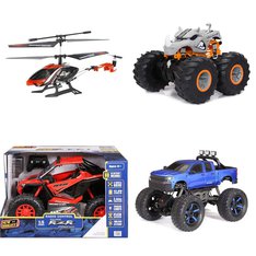 Pallet - 43 Pcs - Vehicles, Trains & RC, Not Powered, Boardgames, Puzzles & Building Blocks, Dolls - Customer Returns - New Bright, Sky Rover, New Bright Industrial Co., Ltd., Adventure Force