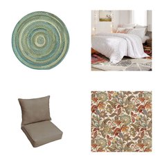 6 Pallets - 1173 Pcs - Curtains & Window Coverings, Decor, Bedding Sets, Sheets, Pillowcases & Bed Skirts - Like New or New Customer Returns - JC Penney