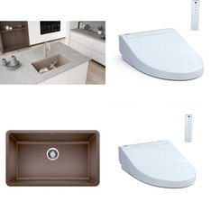 Pallet - 17 Pcs - Kitchen & Bath Fixtures, Hardware - Customer Returns - Kohler, Toto, Blanco, TOTO USA