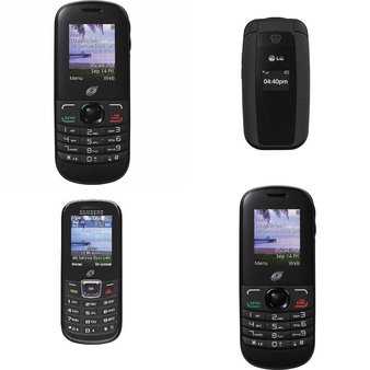 100 Pcs – Refurbished Tracfone Cell Phones (Activated – GRADE A, GRADE B, GRADE C) – Models: TFALA205GDMP4PS, TFALA205GDMP4SV, S150g, 440G – Tracfone