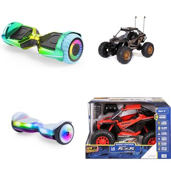 Pallet – 25 Pcs – Vehicles, Trains & RC, Powered, Outdoor Sports, Action Figures – Customer Returns – New Bright, Adventure Force, Jetson, Disney