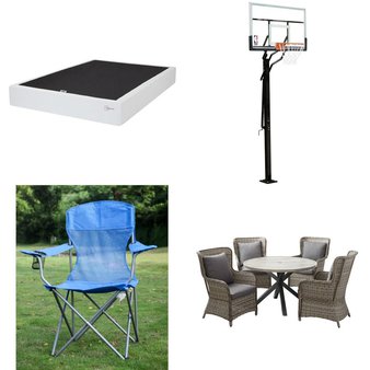Pallet – 14 Pcs – Living Room, Mattresses, Camping & Hiking, Patio – Overstock – Mainstays, Ozark Trail, Fisher-Price