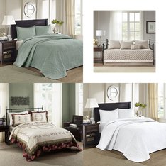 6 Pallets - 1910 Pcs - Curtains & Window Coverings, Decor, Sheets, Pillowcases & Bed Skirts, Bath - Mixed Conditions - Sun Zero, Madison Park, No 918, Asstd National Brand