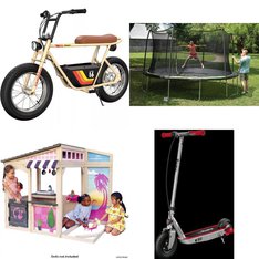 Pallet - 8 Pcs - Powered, Outdoor Play, Vehicles, Trains & RC, Cycling & Bicycles - Customer Returns - Razor, KidKraft, New Bright, Razor Power Core