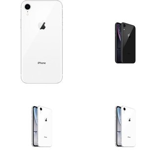 16 Pcs – Apple iPhone XR – Refurbished (GRADE A – Unlocked) – Models: MRYT2LL/A, MT3K2LL/A, MT3L2LL/A, MT3U2LL/A