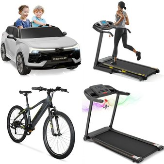 Pallet – 6 Pcs – Exercise & Fitness, Vehicles, Cycling & Bicycles – Customer Returns – MaxKare, Yexmas, Hyper Bicycles, POOBOO