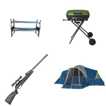 Pallet – 14 Pcs – Camping & Hiking, Firearms – Customer Returns – Ozark Trail, Coleman, Gamo, The Coleman Company, Inc.