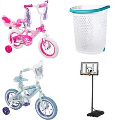 2 Pallets - 31 Pcs - Cycling & Bicycles, Storage & Organization, Bath, Outdoor Sports - Overstock - Huffy, Home Logic, Disney Frozen, Zenith Products Corporation