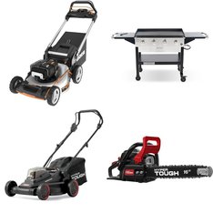 Pallet – 9 Pcs – Mowers, Hedge Clippers & Chainsaws, Trimmers & Edgers, Grills & Outdoor Cooking – Customer Returns – Hyper Tough, Mm, Great Value, Worx