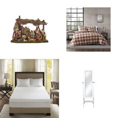 12 Pallets - 2432 Pcs - Curtains & Window Coverings, Rugs & Mats, Decor, Sheets, Pillowcases & Bed Skirts - Like New or New Customer Returns - JC Penney