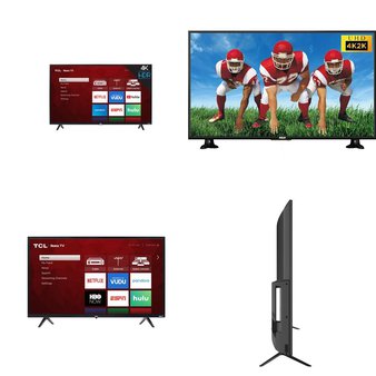 16 Pcs – LED/LCD TVs – Refurbished (GRADE A, GRADE B) – RCA, TCL, HISENSE, Samsung