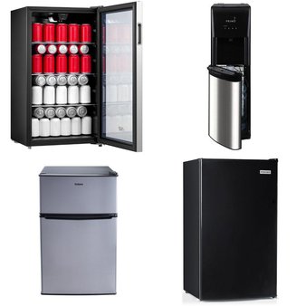 Pallet – 5 Pcs – Bar Refrigerators & Water Coolers, Refrigerators – Customer Returns – Primo, Galanz, Arctic King, Igloo