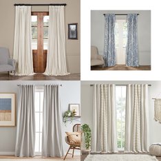 Pallet – 260 Pcs – Curtains & Window Coverings, Earrings – Mixed Conditions – Private Label Home Goods, Eclipse, Sun Zero, Fieldcrest