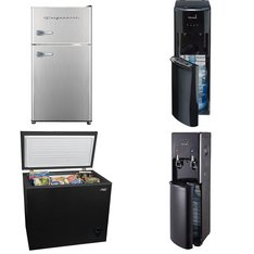 Pallet - 8 Pcs - Bar Refrigerators & Water Coolers, Refrigerators, Freezers - Customer Returns - Primo, Arctic King, Primo Water, Igloo