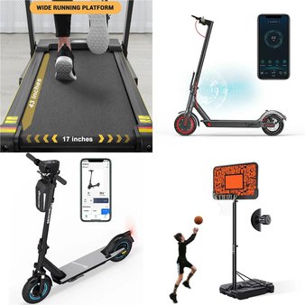 Pallet – 5 Pcs – Powered, Outdoor Sports, Unsorted, Exercise & Fitness – Customer Returns – MaxKare, AOVOPRO, MARNUR, EVERCROSS