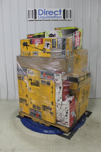 Pallet – 16 Pcs – Power Tools, Trimmers & Edgers – Customer Returns – DEWALT, RYOBI
