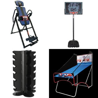 Pallet – 6 Pcs – Game Room, Exercise & Fitness, Outdoor Sports – Customer Returns – EastPoint, BalanceFrom, Body Vision, Igloo