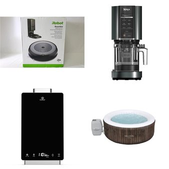 Pallet – 8 Pcs – Heaters, Vacuums, Hot Tubs & Saunas, Office – Customer Returns – iRobot Roomba, SaluSpa, Gamer Gear, Mr. Heater