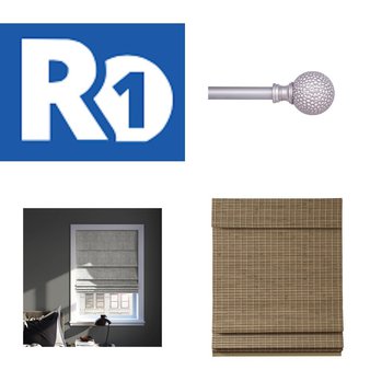 Pallet – 57 Pcs – Decor, Curtains & Window Coverings – Mixed Conditions – Private Label Home Goods, Kenney, Home Basics, Eclipse