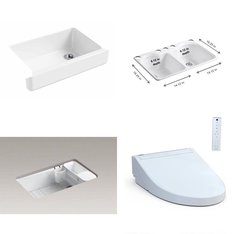 Pallet - 20 Pcs - Kitchen & Bath Fixtures, Hardware - Customer Returns - Toto, Kohler, TOTO USA