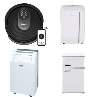 Pallet – 11 Pcs – Air Conditioners, Refrigerators, Pretend & Dress-Up – Open Box Customer Returns – Galanz, Arctic King, RCA, Teenage Mutant Ninja Turtles