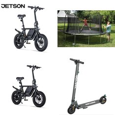 Pallet - 9 Pcs - Powered, Cycling & Bicycles, Trampolines - Customer Returns - Razor, Jetson, GOTRAX, JumpKing