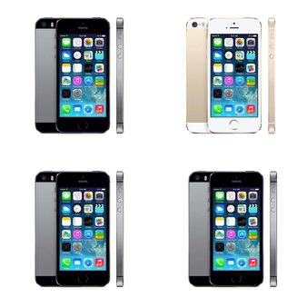 30 Pcs – Refurbished Apple iPhone 5S (GRADE A – Unlocked – Original Box) – Models: ME341LL/A, ME350LL/A, ME305LL/A, ME343LL/A – Smartphones