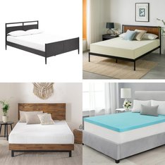 Pallet - 9 Pcs - Mattresses, Bedroom, Dining Room & Kitchen, Covers, Mattress Pads & Toppers - Overstock - Zinus, Mainstays