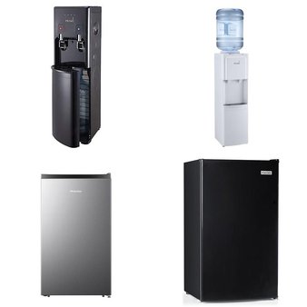 Pallet – 8 Pcs – Bar Refrigerators & Water Coolers, Refrigerators – Customer Returns – Igloo, Primo Water, Primo, HISENSE