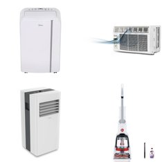 Pallet - 14 Pcs - Air Conditioners, Vacuums - Open Box Customer Returns - Midea, BLACK & DECKER, Cuisinart, Bissell