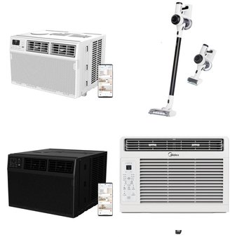 Pallet – 17 Pcs – Air Conditioners, Vacuums, Storage & Organization, Vehicles, Trains & RC – Customer Returns – Midea, TCL, QualiaZero, Paw Patrol