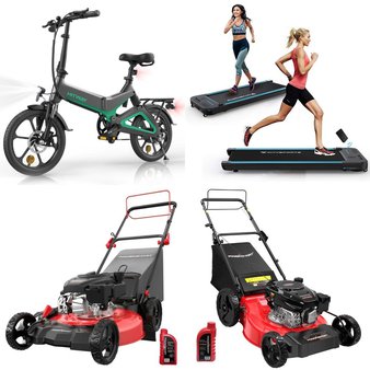 Pallet – 6 Pcs – Exercise & Fitness, Mowers, Cycling & Bicycles – Customer Returns – PowerSmart, Hitway, GEARSTONE, MaxKare