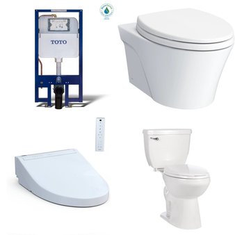 Pallet – 13 Pcs – Kitchen & Bath Fixtures, Hardware – Customer Returns – Toto, TOTO USA, Miseno, Kohler