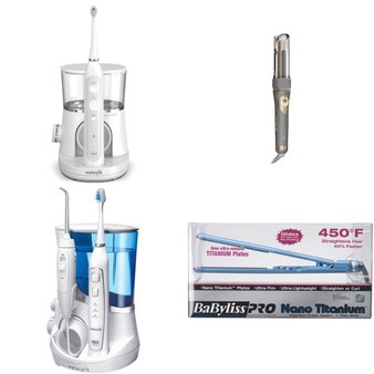 Pallet – 75 Pcs – Oral Care, Hair Care, Shaving – Customer Returns – WATERPIK, The Cut Buddy, CHI , Helen of Troy