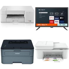 Pallet - 18 Pcs - All-In-One, Inkjet - Open Box Customer Returns - Canon, HP, onn., Brother