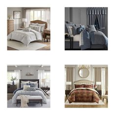 6 Pallets - 774 Pcs - Curtains & Window Coverings, Sheets, Pillowcases & Bed Skirts, Bedding Sets, Blankets, Throws & Quilts - Like New or New Customer Returns - JC Penney