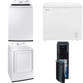 6 Pallets – 56 Pcs – Bar Refrigerators & Water Coolers, Refrigerators, Freezers, Laundry – Customer Returns – Primo Water, Primo, HISENSE, Igloo