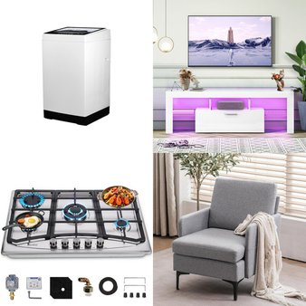 Pallet – 7 Pcs – Unsorted, Dishwashers, Ovens / Ranges, Living Room – Customer Returns – BLACK+DECKER, Hothit, Ktaxon, UHOMEPRO