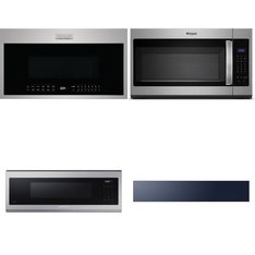 4 Pcs - Microwaves - New - Samsung, Frigidaire, WHIRLPOOL