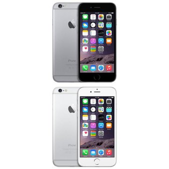 5 Pcs – Apple iPhone 6 – Refurbished (GRADE A – Unlocked) – Models: 3A021LL/A, MG642LL/A