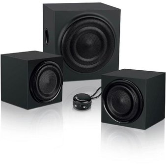 37 Pcs – BlackWeb BWA15HO109 2.1 Speaker System, Black – Refurbished (GRADE B)