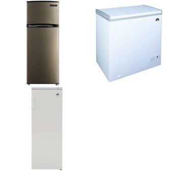 Pallet – 3 Pcs – Freezers, Refrigerators – Customer Returns – Thomson