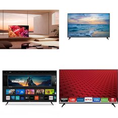 3 Pallets - 15 Pcs - LED/LCD TVs - Refurbished (GRADE A, GRADE B) - VIZIO, TCL, Sony, LG