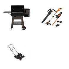 Pallet - 5 Pcs - Mowers, Trimmers & Edgers, Grills & Outdoor Cooking - Customer Returns - Hyper Tough, Worx, Mm